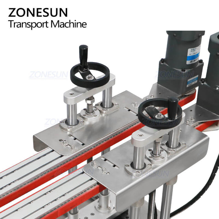 ZONESUN ZS-JP1 Hugger Gürtel Seite Flasche Boden Codierung Griff Bodenlose Transfer Förderband