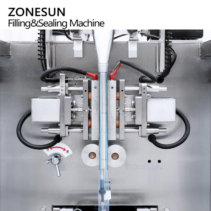 sealing structure of tomato paste packaging machine