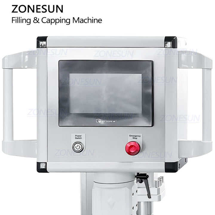 control panel of  mascara cream packaging machine