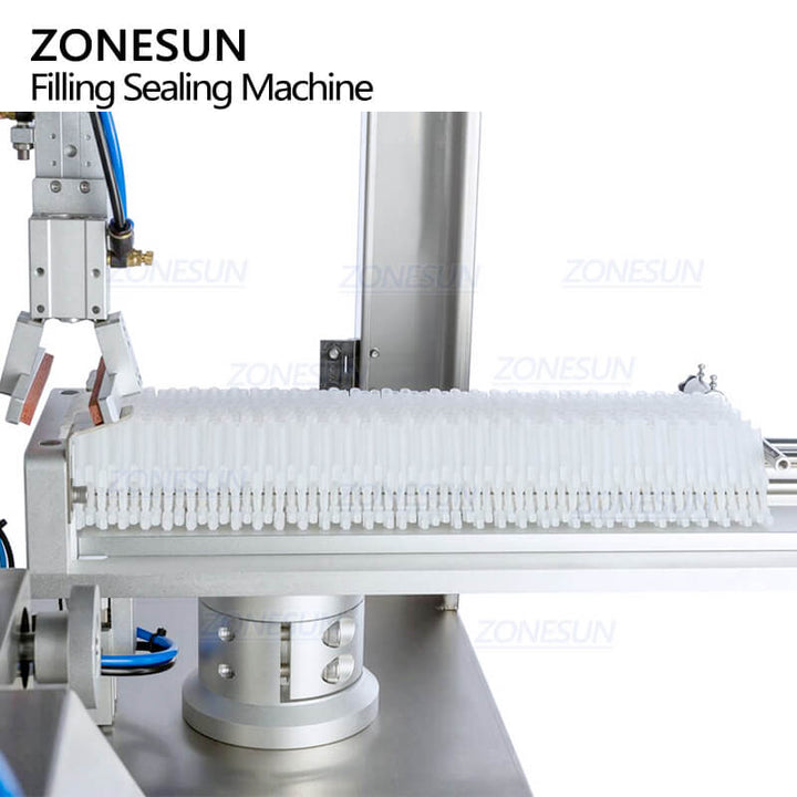 feeding structure of monodose strips filling machine