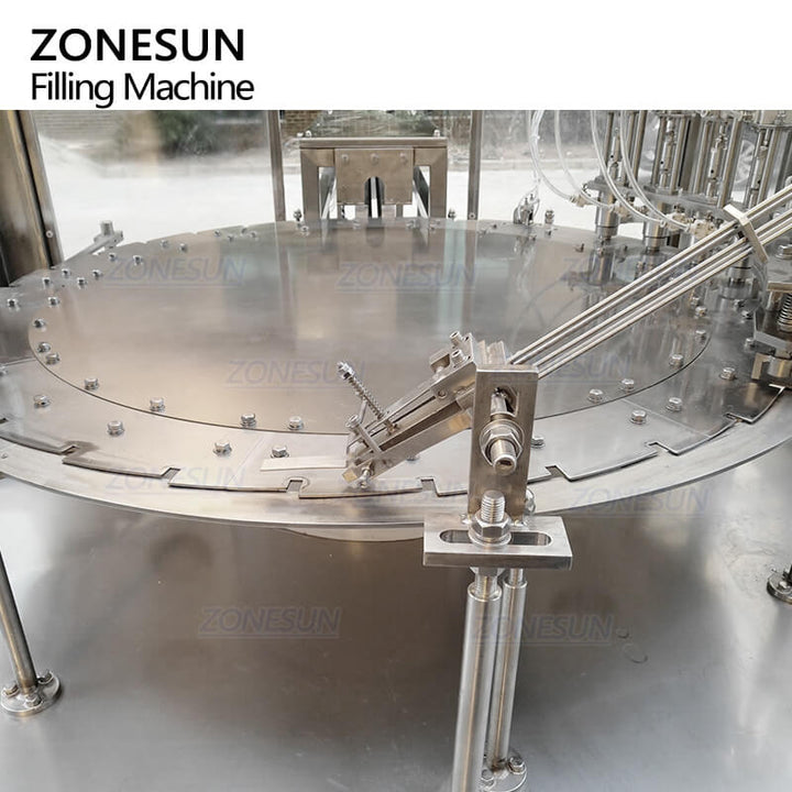 rotary table of pouches filling capping machine