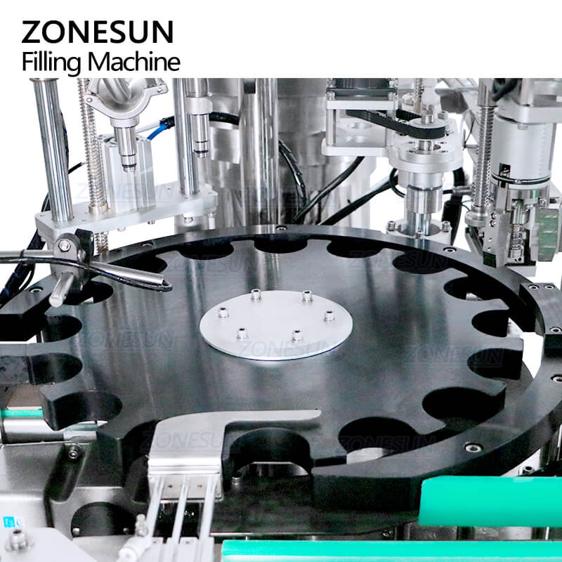 ZONESUN ZS-AFC34 Pompe à piston à grande vitesse Petite bouteille Sirop de miel monobloc-pâte de paste