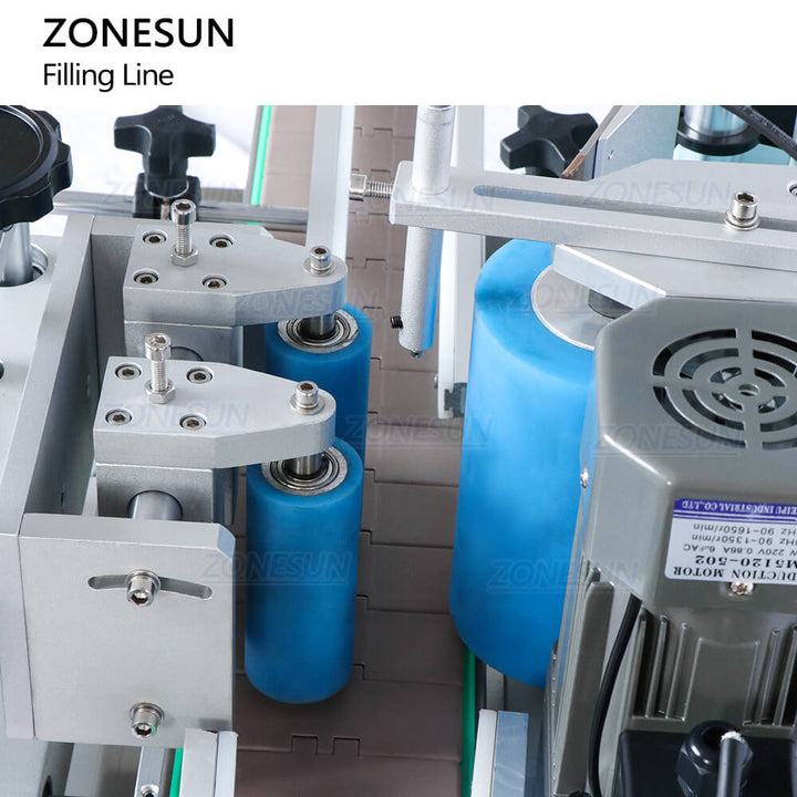 Pambon Tabletop Piston Zonesunga Zonesun ZS-FAL180D9 Pumps Madu Jam Vaseline Coklat Tempel Capping Label Engineering Capping Labeling Machine
