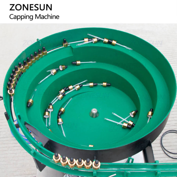 vibratory bowl of automatic bottle capping machine