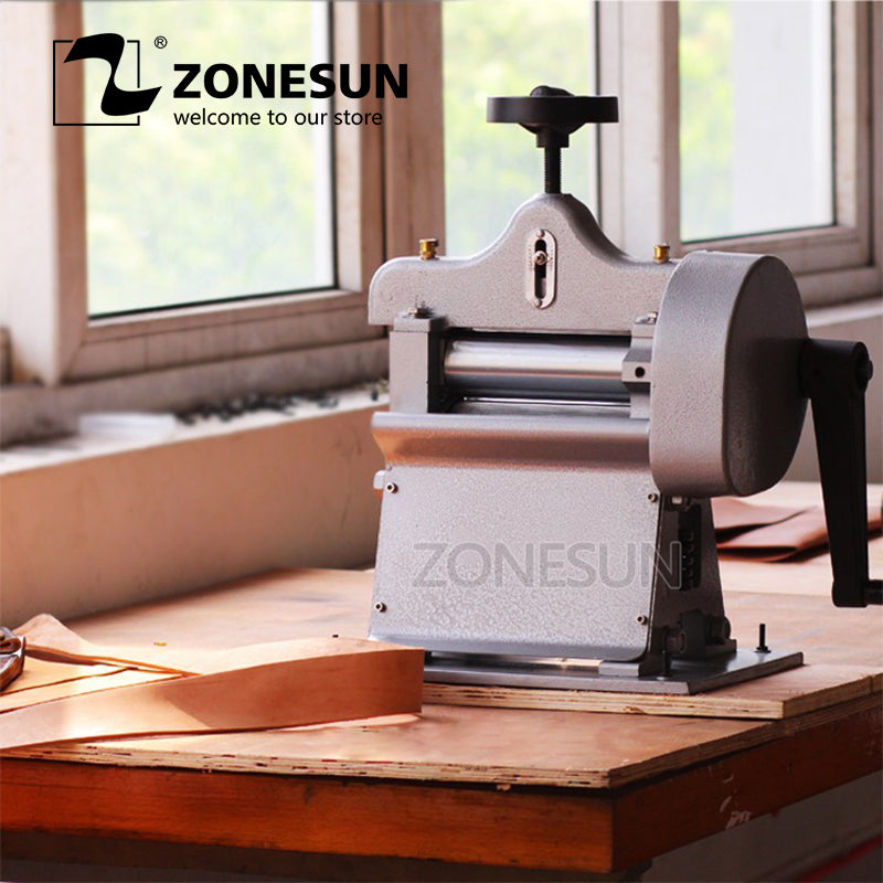 ZONESUN 8116 Manual swing leather skiver,hand leather peel tools,vegetable tanned leather splitter - ZONESUN TECHNOLOGY LIMITED