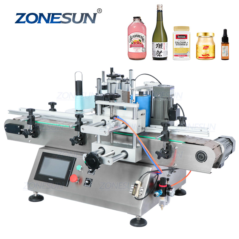 Double Side Round Bottle Labeling Machine
