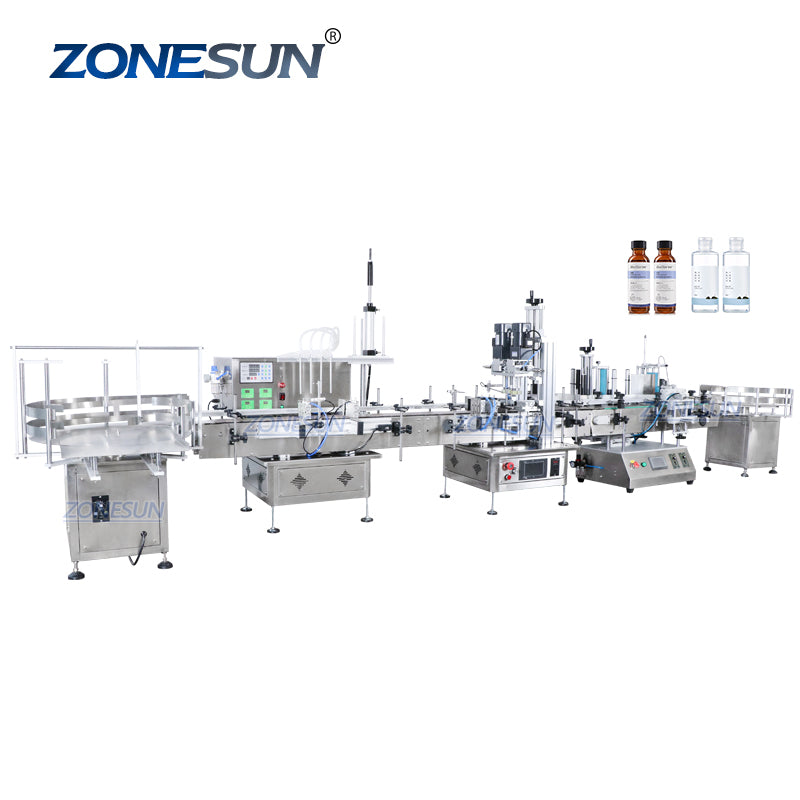 ZS-FAL180C3 Automatic Filling Capping And Labeling Machine