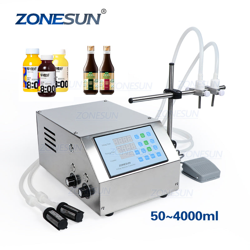 Double Head Diaphragm Pump Liquid Filling Machine