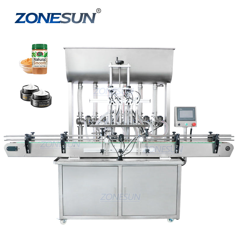 6 Nozzle Automatic Paste Filling Machine