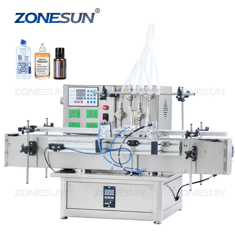 Automatic 4 heads Liquid Filling Machine