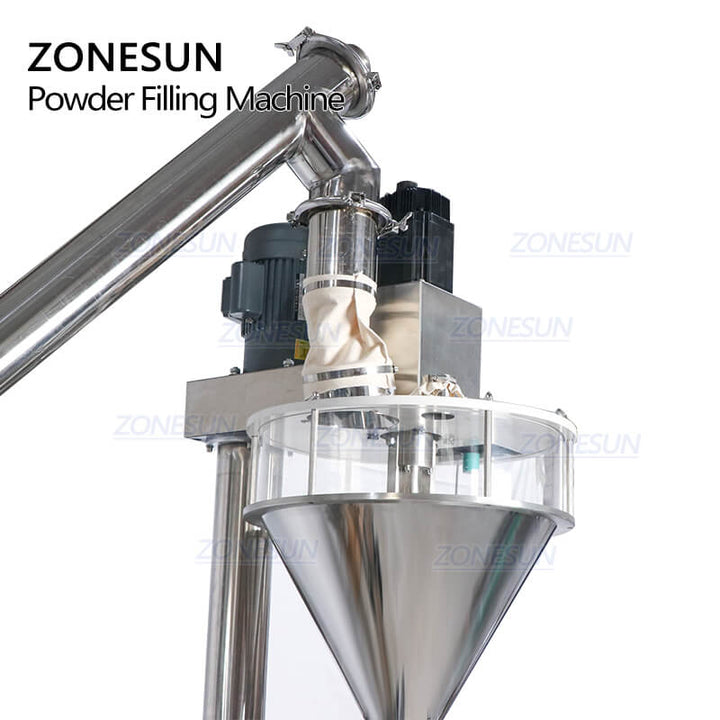 Automatic Powder Filling Machine With Screw Conveyor Feeder