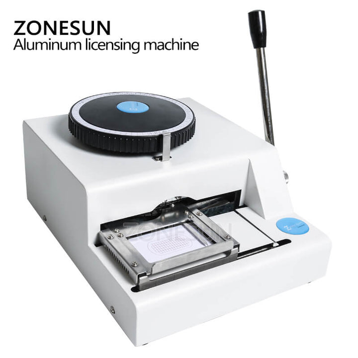 Dog Tag Embossing Machine