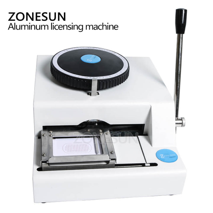Dog Tag Embossing Machine