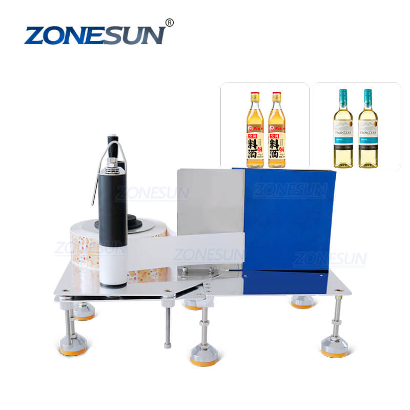 Manual Square Bottle Labeling Machine