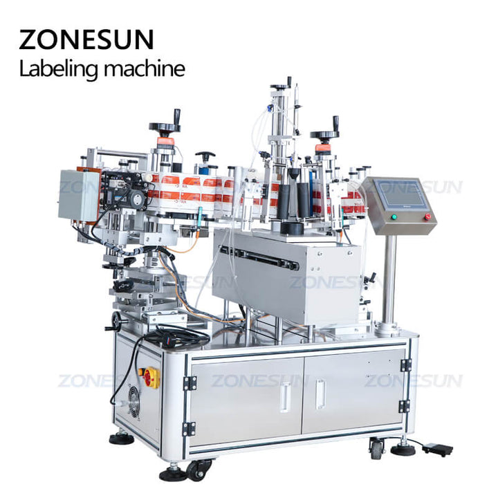 Semi-automatic Double Side Labeling Machine