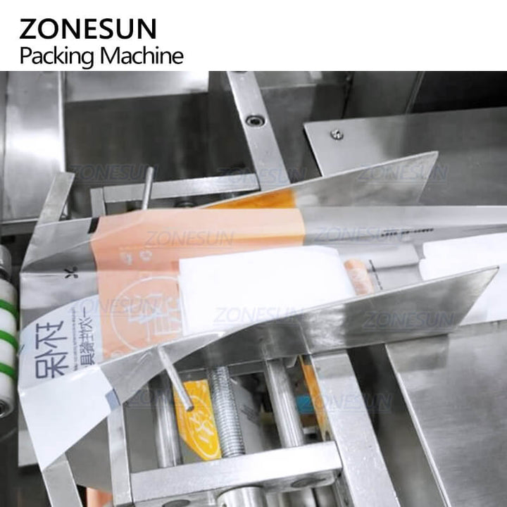 ZONESUN ZS-WP260A Automatic Pillow Type Single Sheet Sachet Wet Tissue Wipe Packing Machine Wet Wipe Making Packaging Equipment