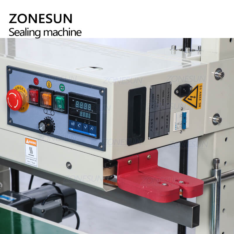 Sealing component of ZS-FR1100 Bag Sealing Machine