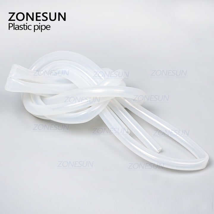 ZONESUN PJ-GZ7 2m(L) * 7mm ID Round Filling Hose Plastic Pipe For Filling Machine
