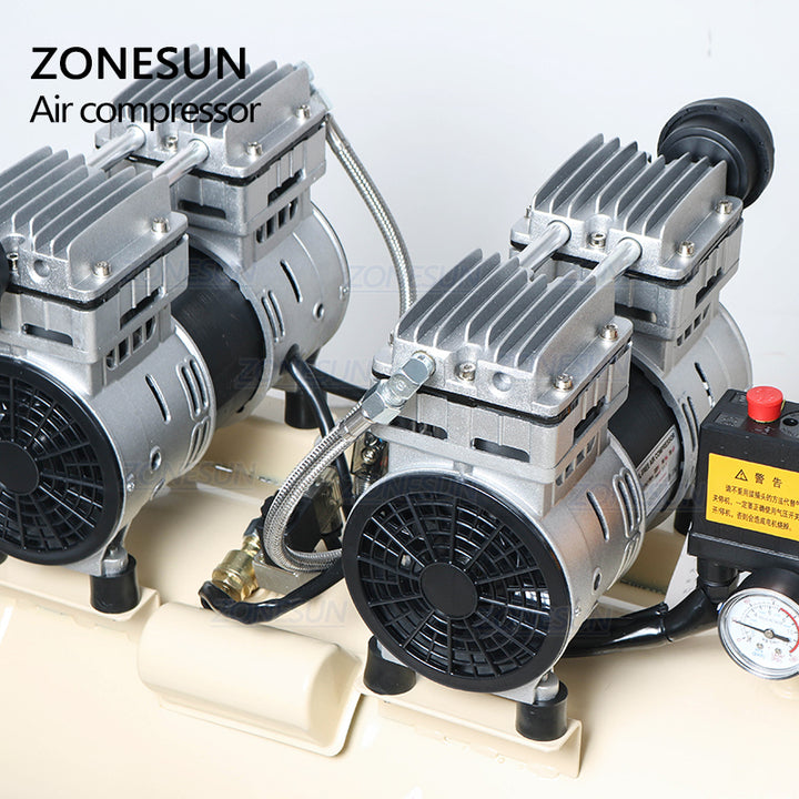 ZONESUN Portable Industrial Factory Silent Air Compressor Machine Piston Type And New Condition Air Compressor Machine - ZONESUN TECHNOLOGY LIMITED