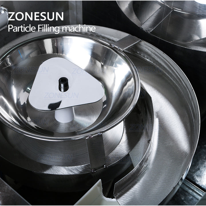 Particle Filling Machine with Spiral Feeding