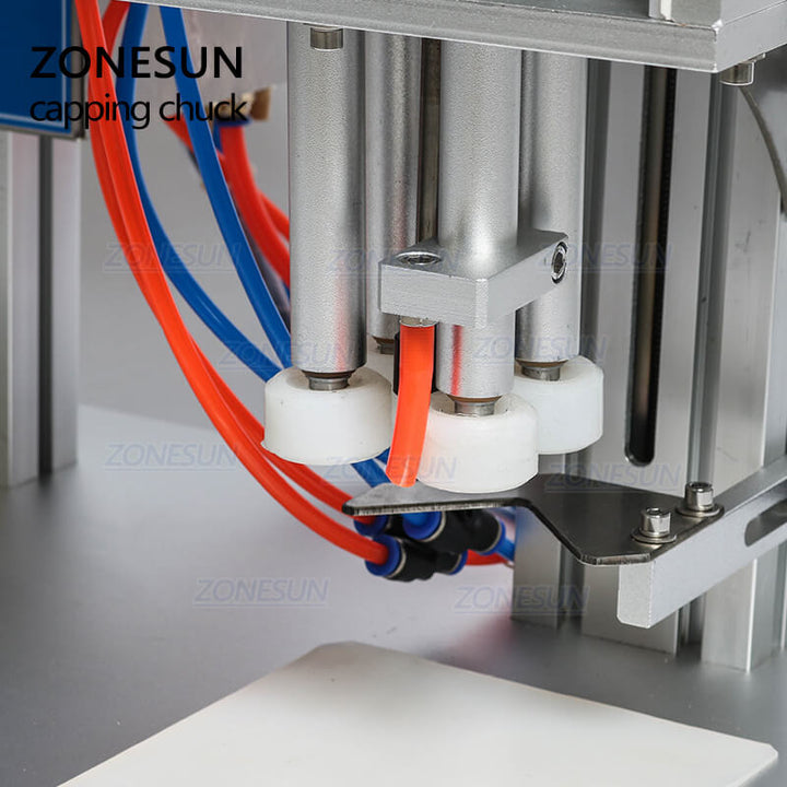 Roue en caoutchouc de ZONESUN pour la machine de capsulage de bureau de ZS-XG6100