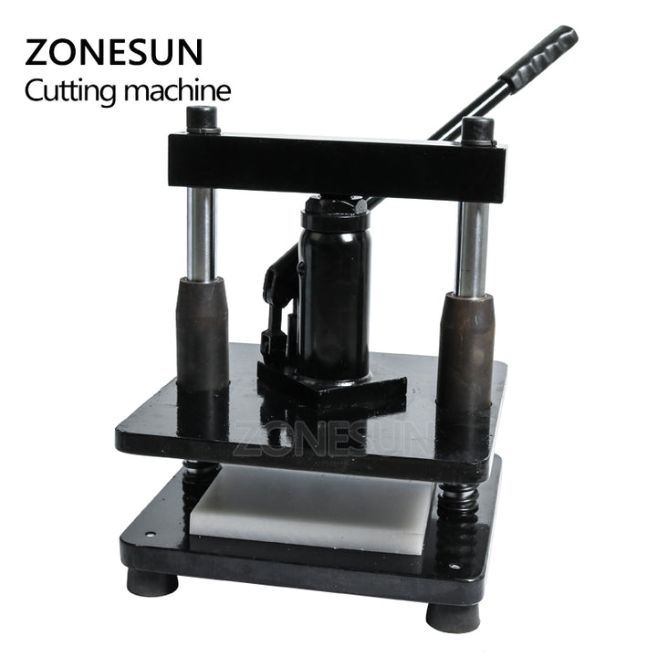 ZONESUN Leather Hydraulic Die Cutting Machine For Custom Key Ring Hand Bag Cutting Die - ZONESUN TECHNOLOGY LIMITED
