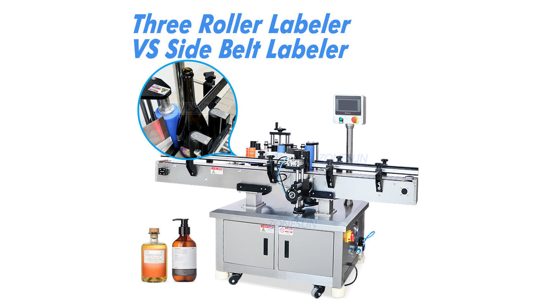 three roller labeling machine