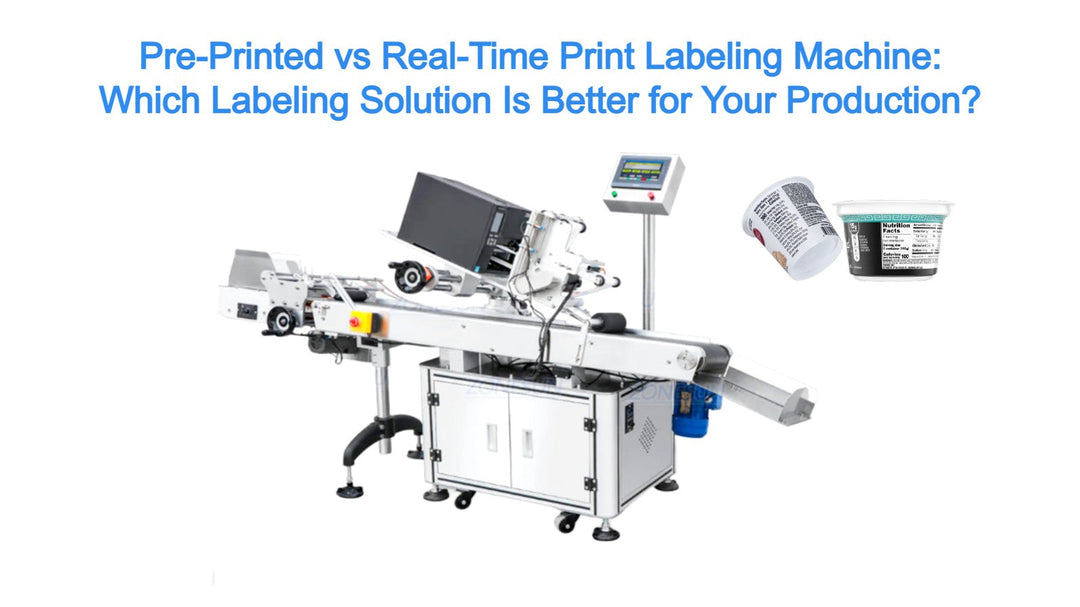 Pre-Printed vs Real-Time Print Labeling Machine
