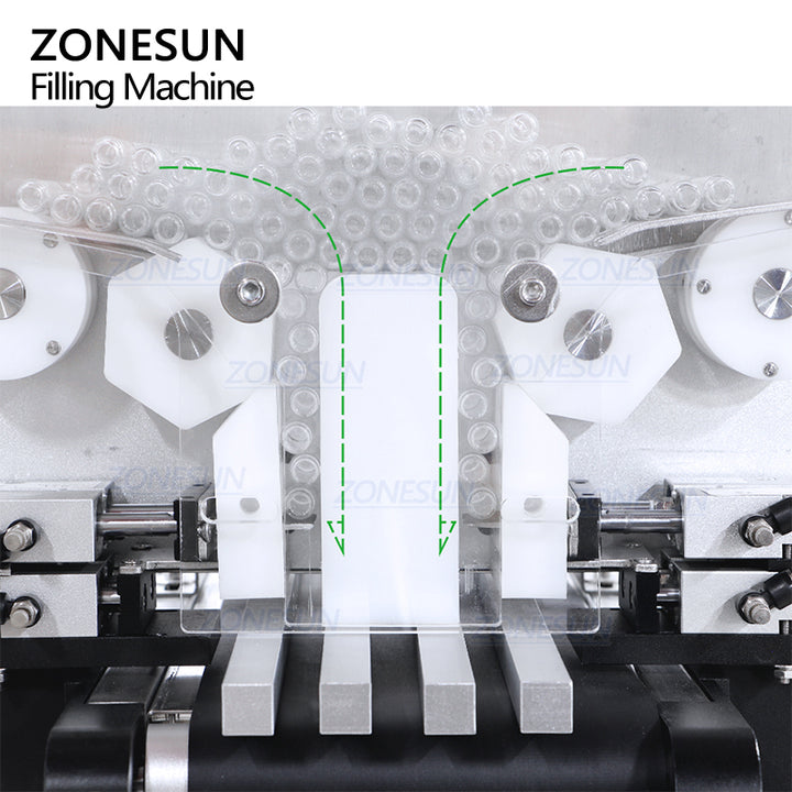 Bottle Grouping Structure of Small Perfume Vial Filling Capping Machine