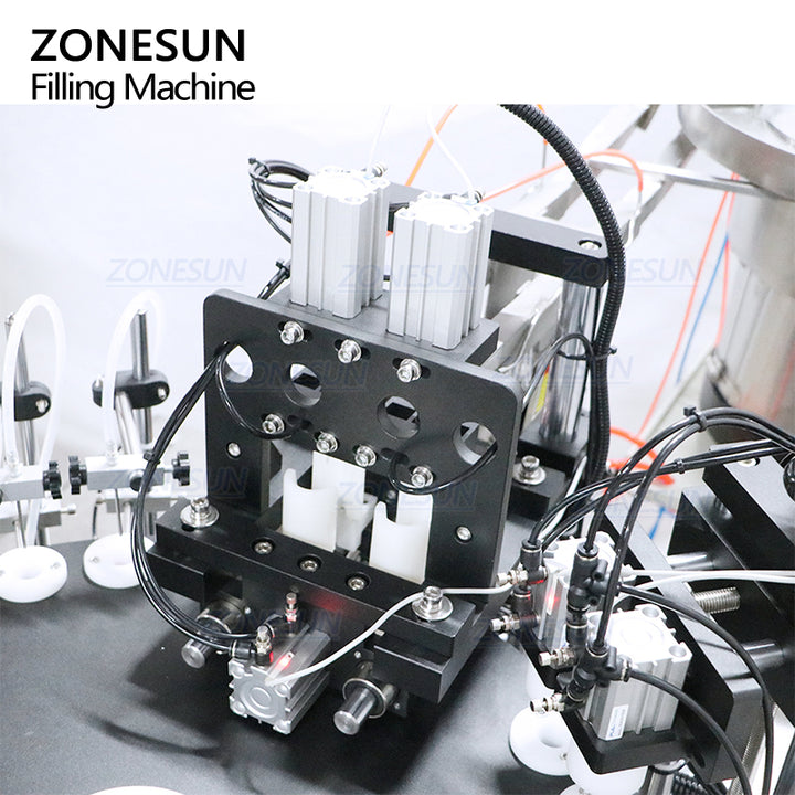 Cap Feeding Structure of Small Perfume Vial Filling Capping Machine