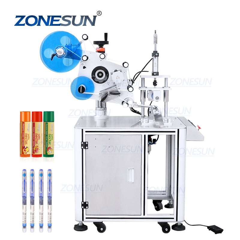 semi-automatic vial labeling machine