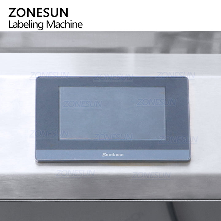control panel of semi-automatic vial labeling machine