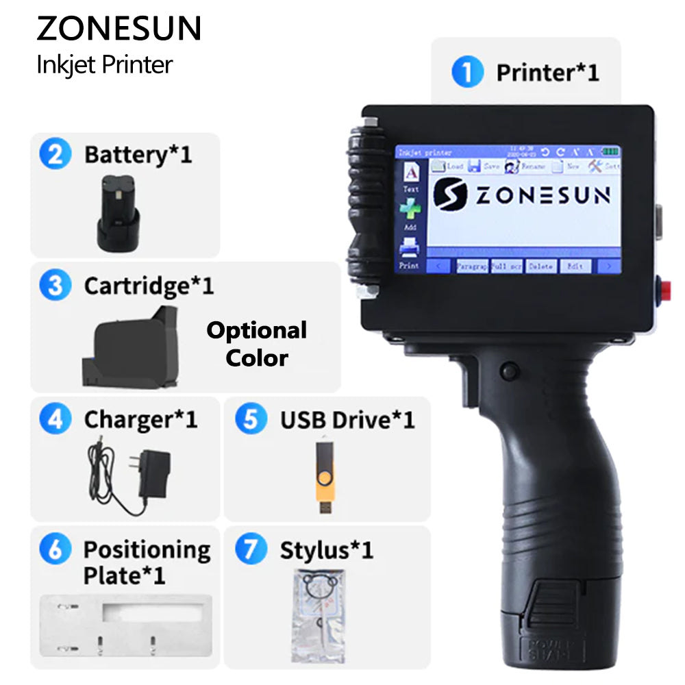 ZONESUN ZS-HIP254 Online 25.4mm Coding Machine Small Intelligent Assem