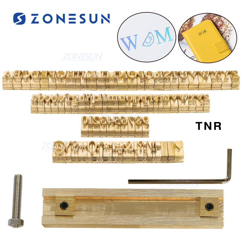 T-slot copper letter