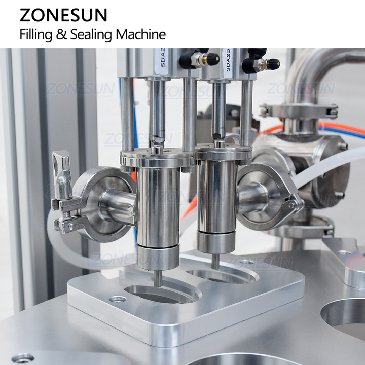filling nozzle of honey spoon filling sealing machine