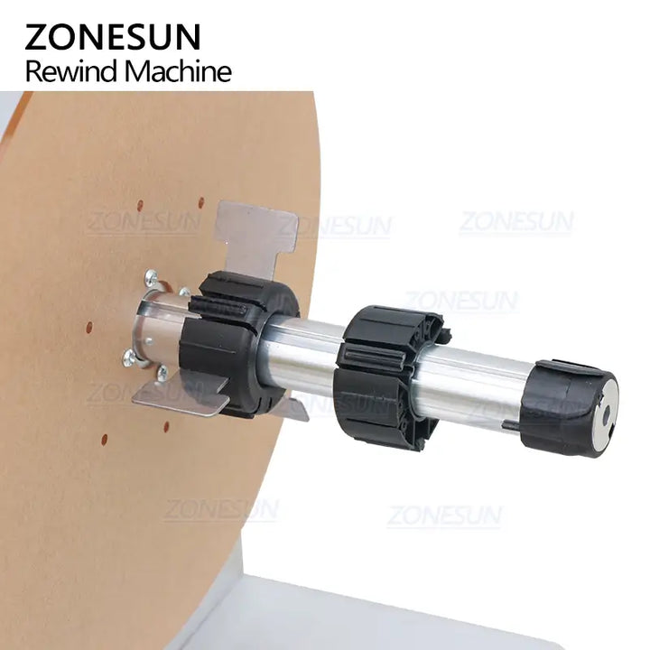 label rod of rewind machine