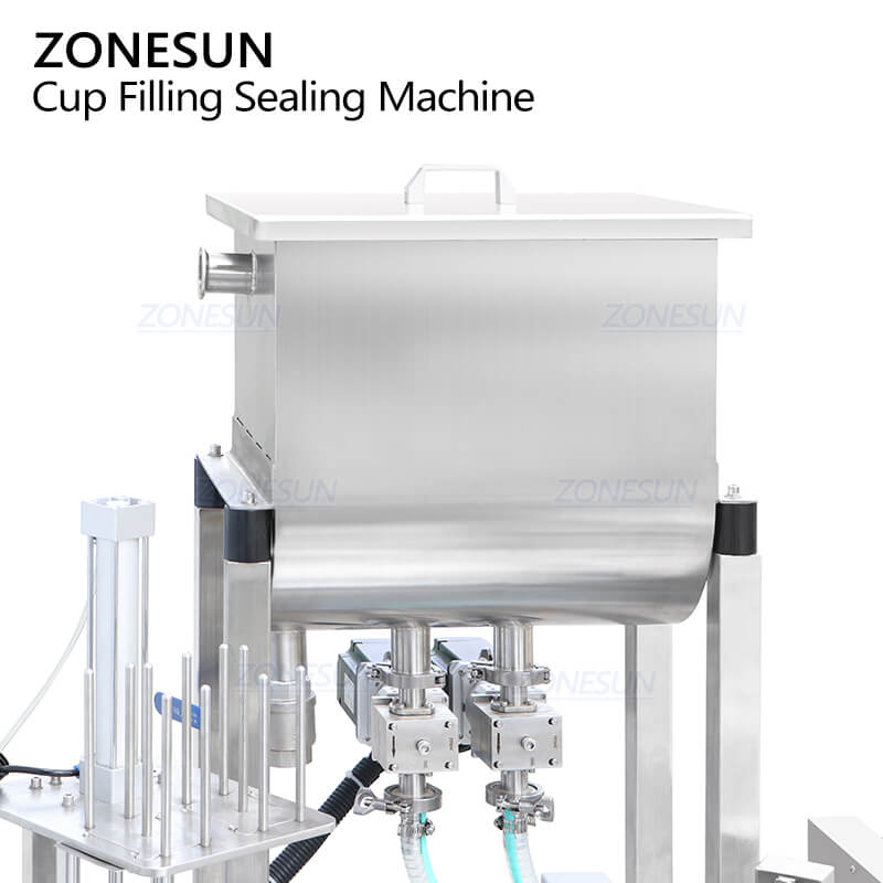 50L U-Shaped Hopper of rotary cup filling and sealing machine
