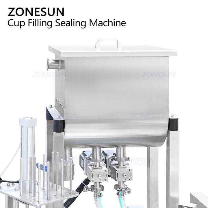 50L U-Shaped Hopper of rotary cup filling and sealing machine