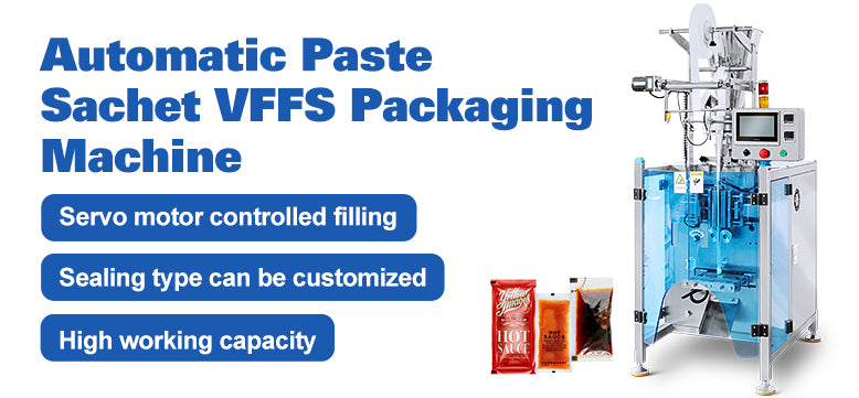 VFFS packaging machine for sauce