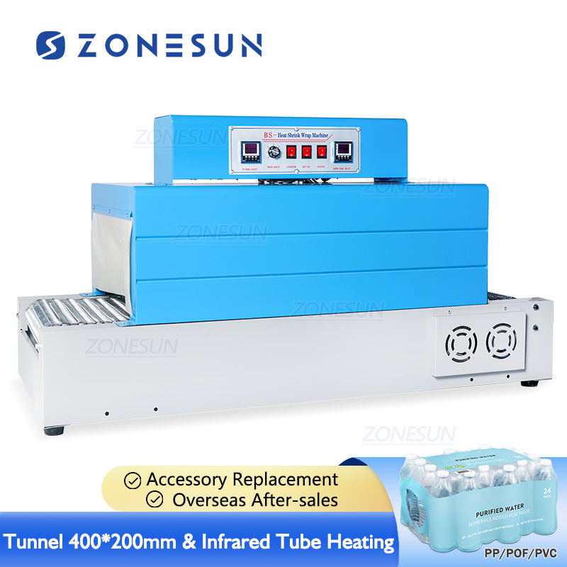ZONESUN ZS-BS400 Automatic Shrink Wrapping Machine Film Packaging Mach