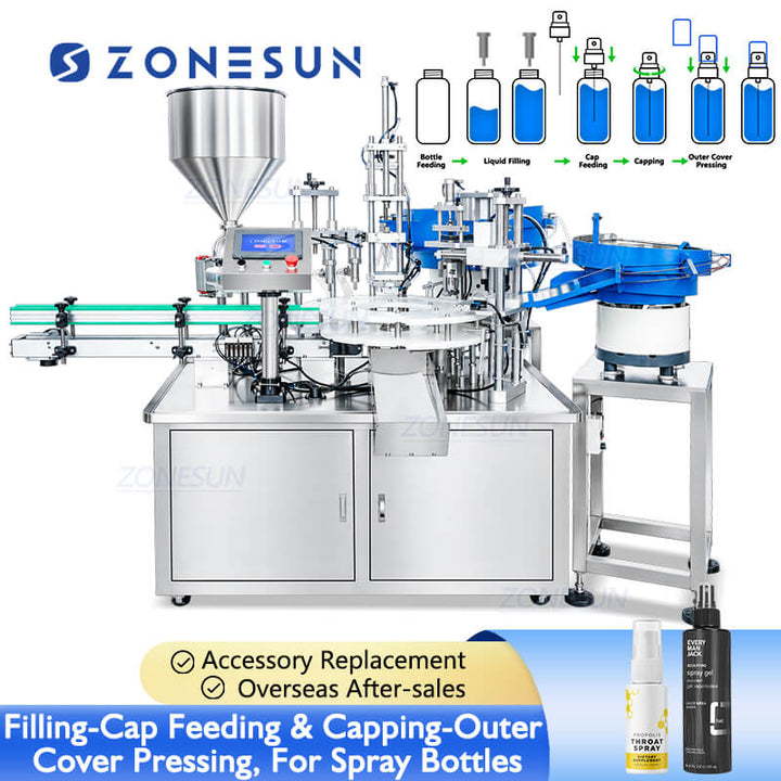 mesin capping pengisian botol semprot
