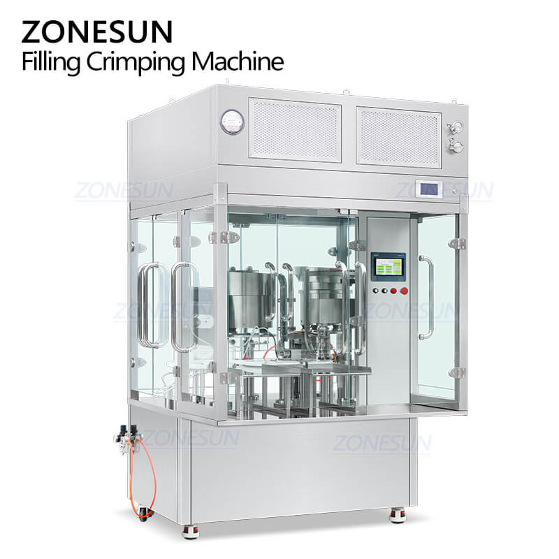 vial filling stoppering and capping machine