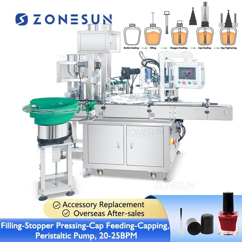 nail polish filling capping machine
