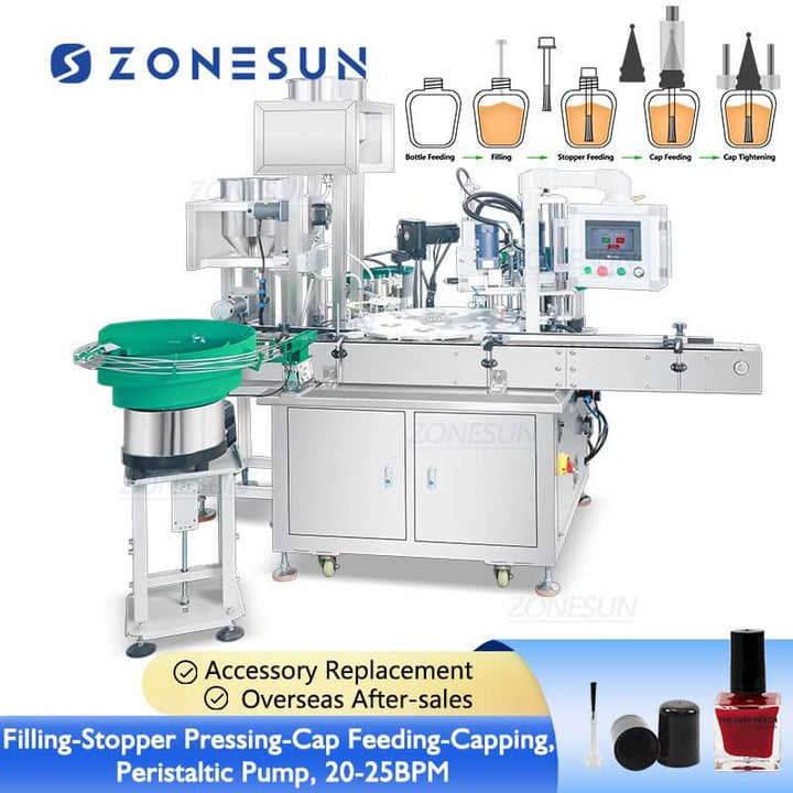 nail polish filling capping machine