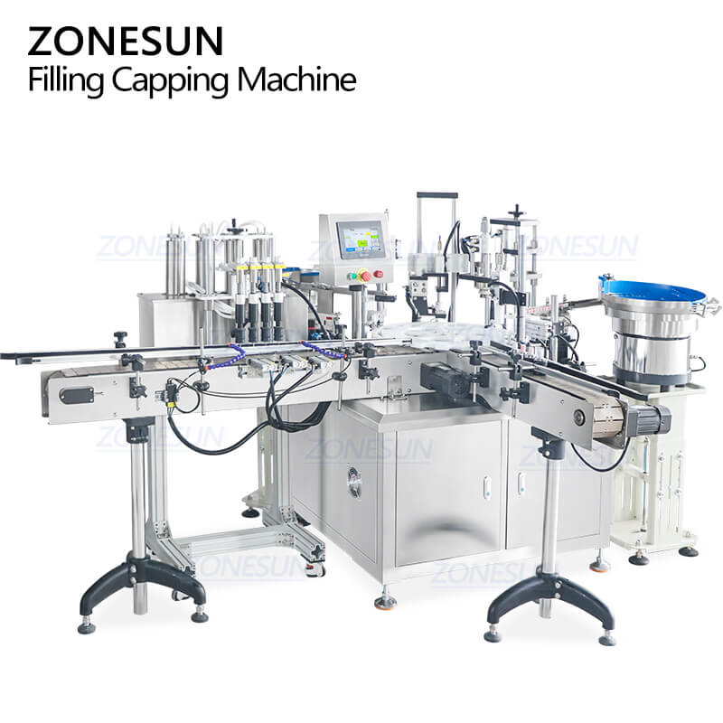 Perfume Filler | ZS-AFC9L Vacuum Liquid Level Filling Machine