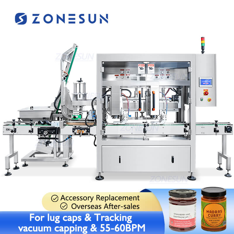 Automatic Vacuum Lug Capping Machine
