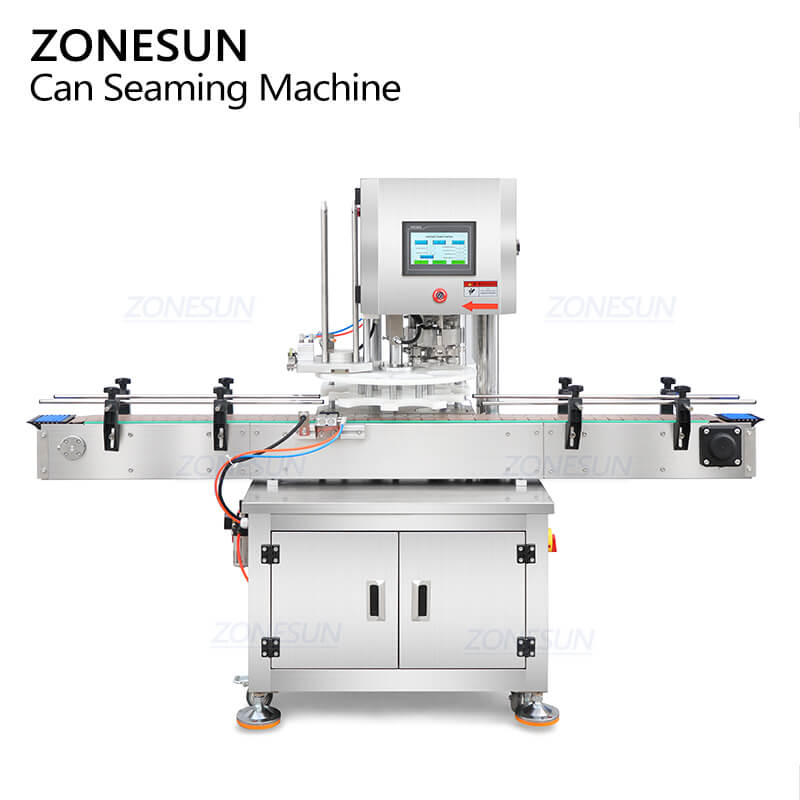 Automatic Can Sealing Machine | ZS-AFK300 Metal Can Seamer