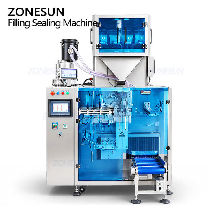 automatic granule premade pouch filling machine