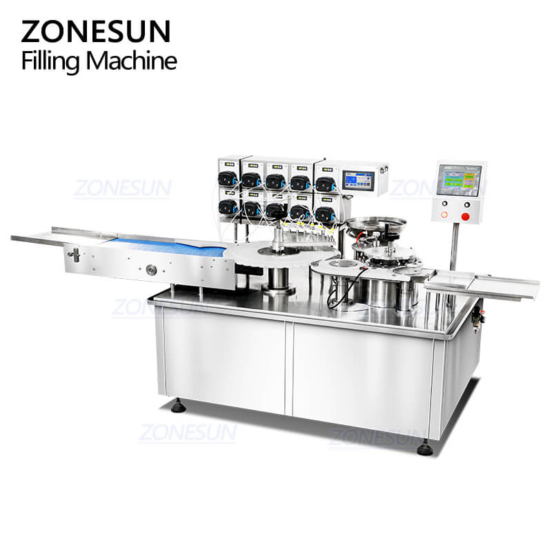 ZS-AFY1 bottle filling and capping machine