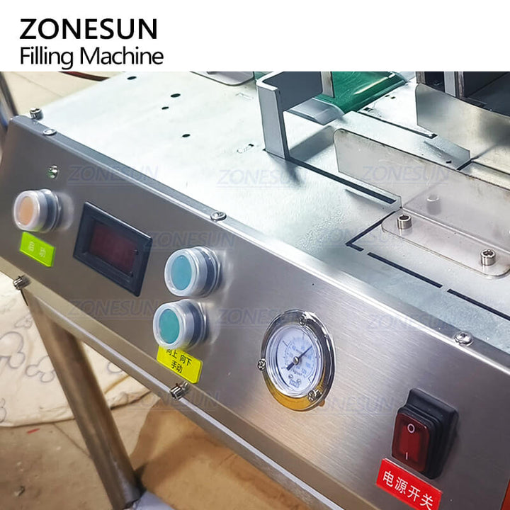 panel of filling machine